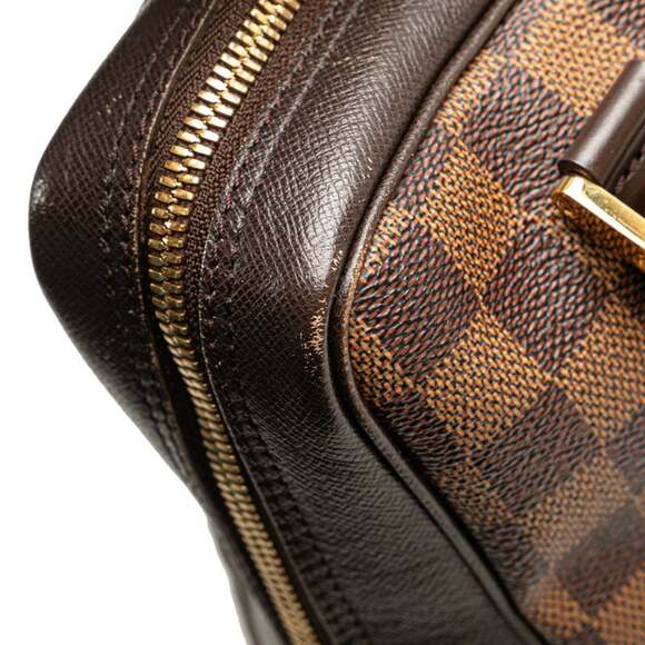 LOUIS VUITTON Brown Damier Leather Bag - Picture 4 of 13